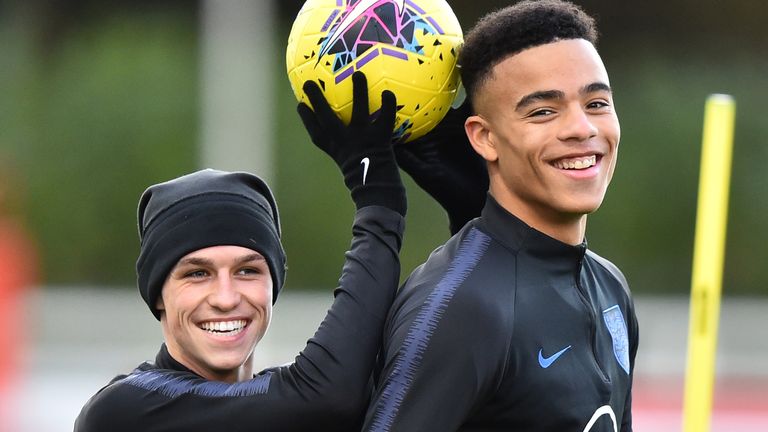 Phil Foden and Mason Greenwood have previously played together for England's U21s