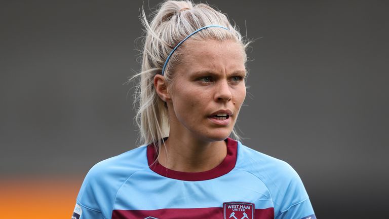 Rachel Daly has already made her first appearance for West Ham