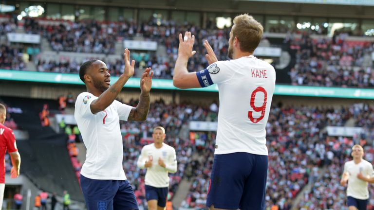 Raheem Sterling and Harry Kane 