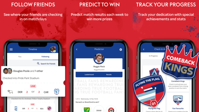 Predict and beat your friends across the EFL Rewards App
