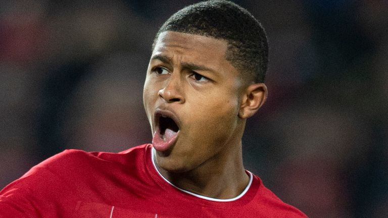 Rhian Brewster made three appearances for Liverpool last season - all in cup competitions - before joining Swansea on loan in January