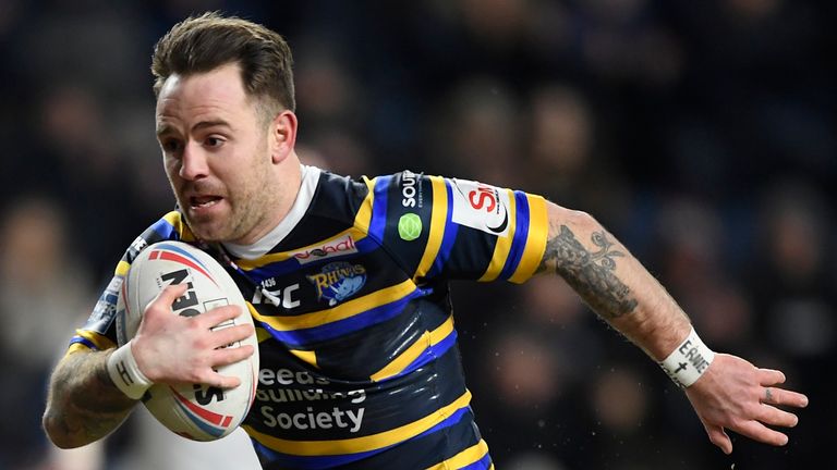 Richie Myler in action for Leeds Rhinos