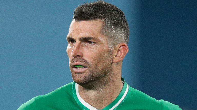 CHOFU, JAPAN - OCTOBER 19: Rob Kearney of Ireland during the Rugby World Cup 2019 Quarter Final match between New Zealand and Ireland at the Tokyo Stadium on October 19, 2019 in Chofu, Tokyo, Japan. (Photo by Craig Mercer/MB Media/Getty Images)