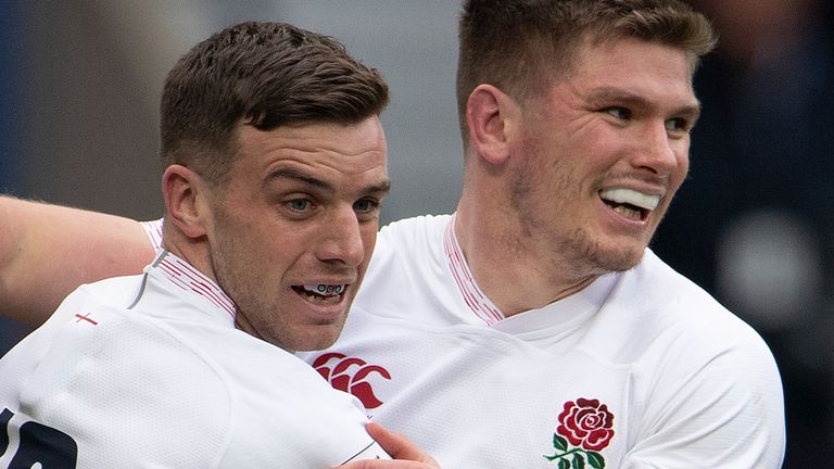 George Ford (left) and Owen Farrell