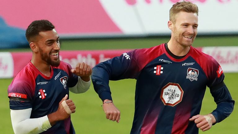 Saif Zaib and Graeme White of Northamptonshire