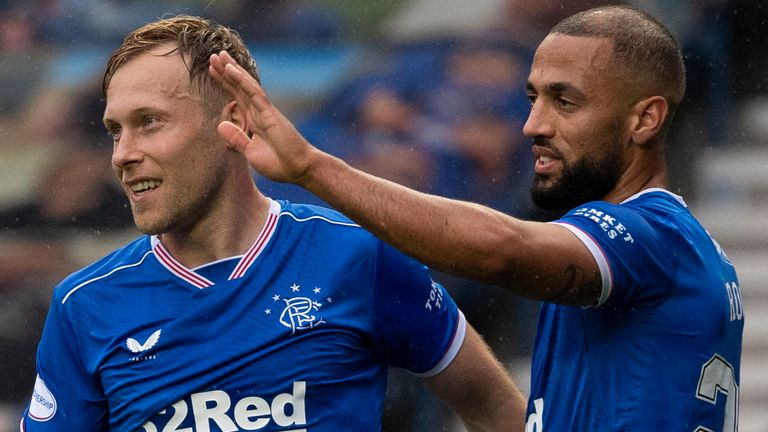Scott Arfield and Kemar Roofe both scored against Dundee United