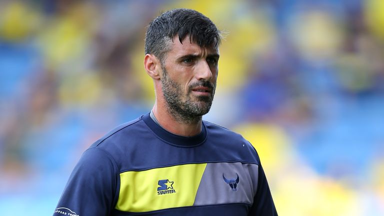 Oxford United goalkeeper Scott Shearer