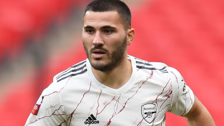 Sead Kolasinac played in Arsenal's Community Shield victory over Liverpool