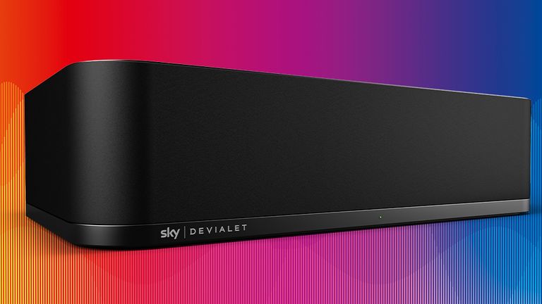 Enjoy truly immersive sound with Sky Soundbox and get the full cinema experience from a single speaker