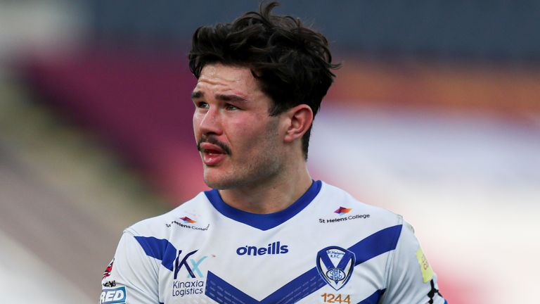 Picture by Paul Currie/SWpix.com - 04/09/2020 - Rugby League - Betfred Super League - Huddersfield Giants v St Helens - Emerald Headingley Stadium, Leeds, England - St Helens' James Bentley
