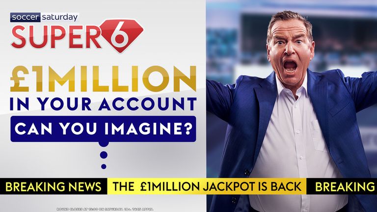 Super 6 makes its return with a £1m jackpot!