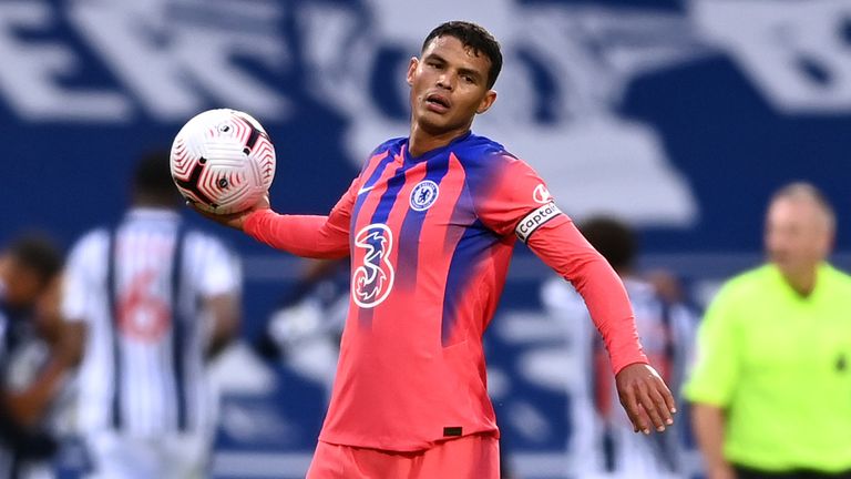 Thiago Silva reacts after his mistake leads to a second goal for West Brom