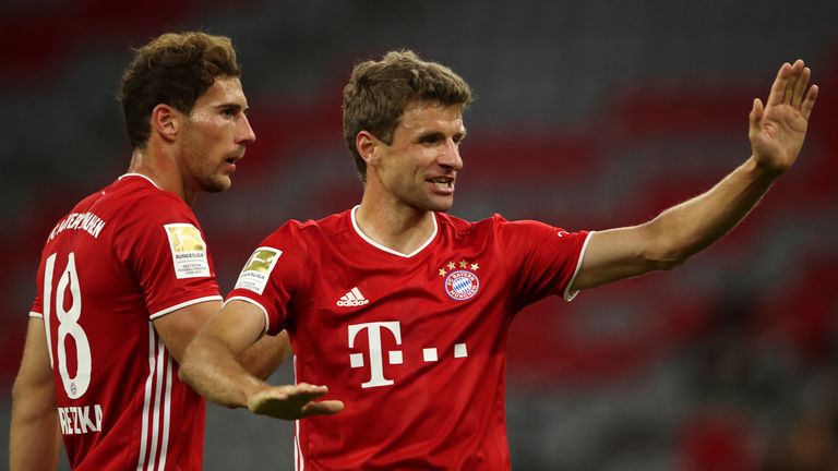 Thomas Muller and Leon Goretzka netted in Bayern's opening-day demolition of Schalke