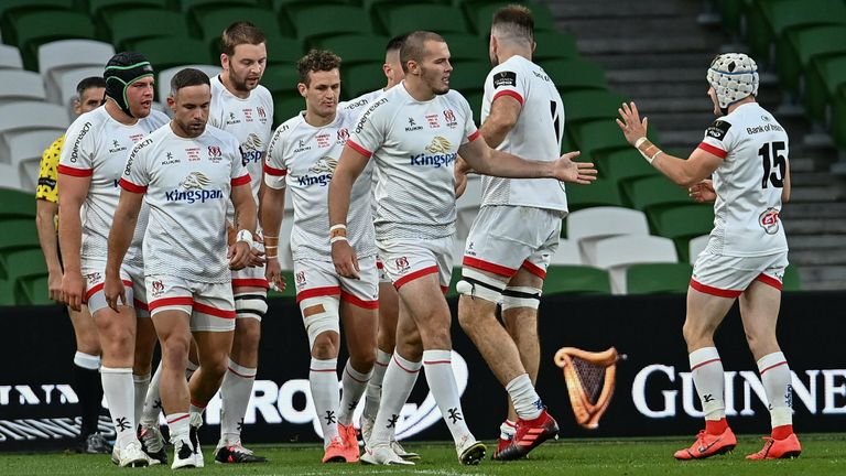 James Hume scored the first points with a try for Ulster, but they would not score again