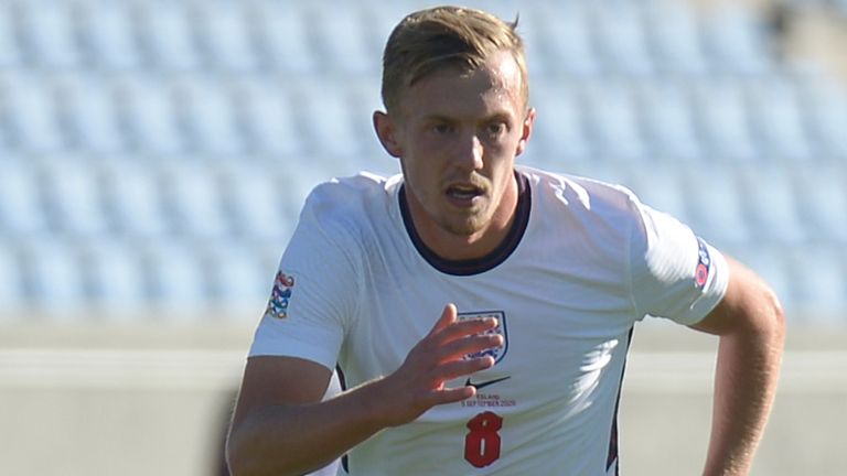 James Ward-Prowse was making his first England start against Iceland