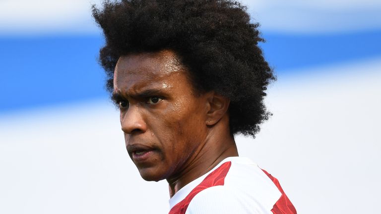 Willian could make his Arsenal debut on Saturday