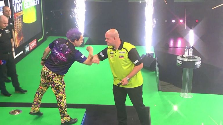 Peter Wright defeats MVG
