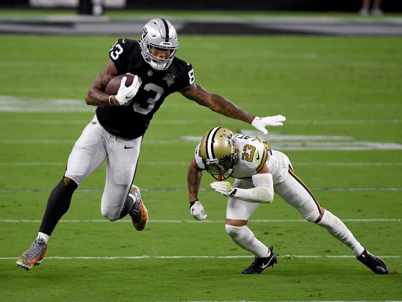 Darren Waller joins GMFB to talk Allegiant Stadium's 'future' atmosphere,  learning from Travis Kelce and more