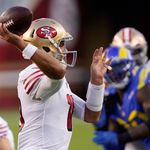 NFL: Jimmy Garoppolo throws 3 TD passes, 49ers beat Rams 24-16 - The  Mainichi