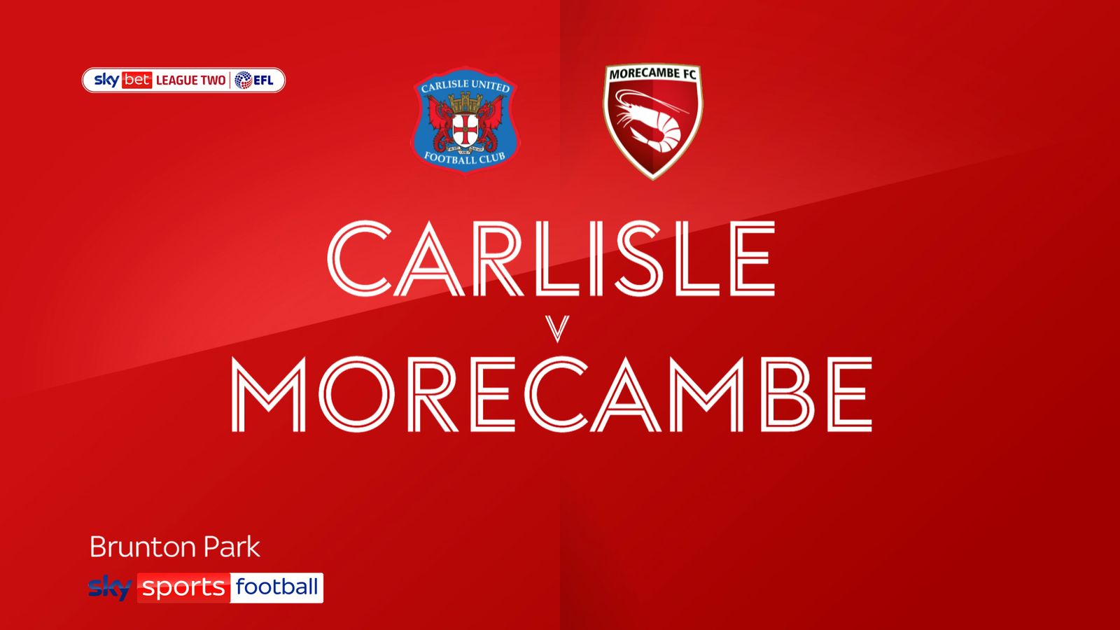 Carlisle 31 Morecambe Cumbrians ease to victory Football News Sky