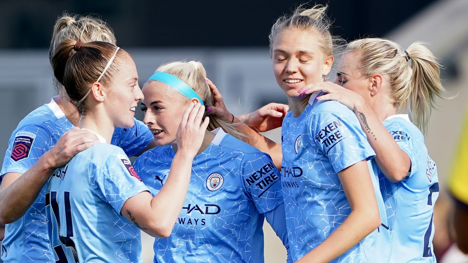 Chloe Kelly nets double as Man City beat Tottenham - Women ...