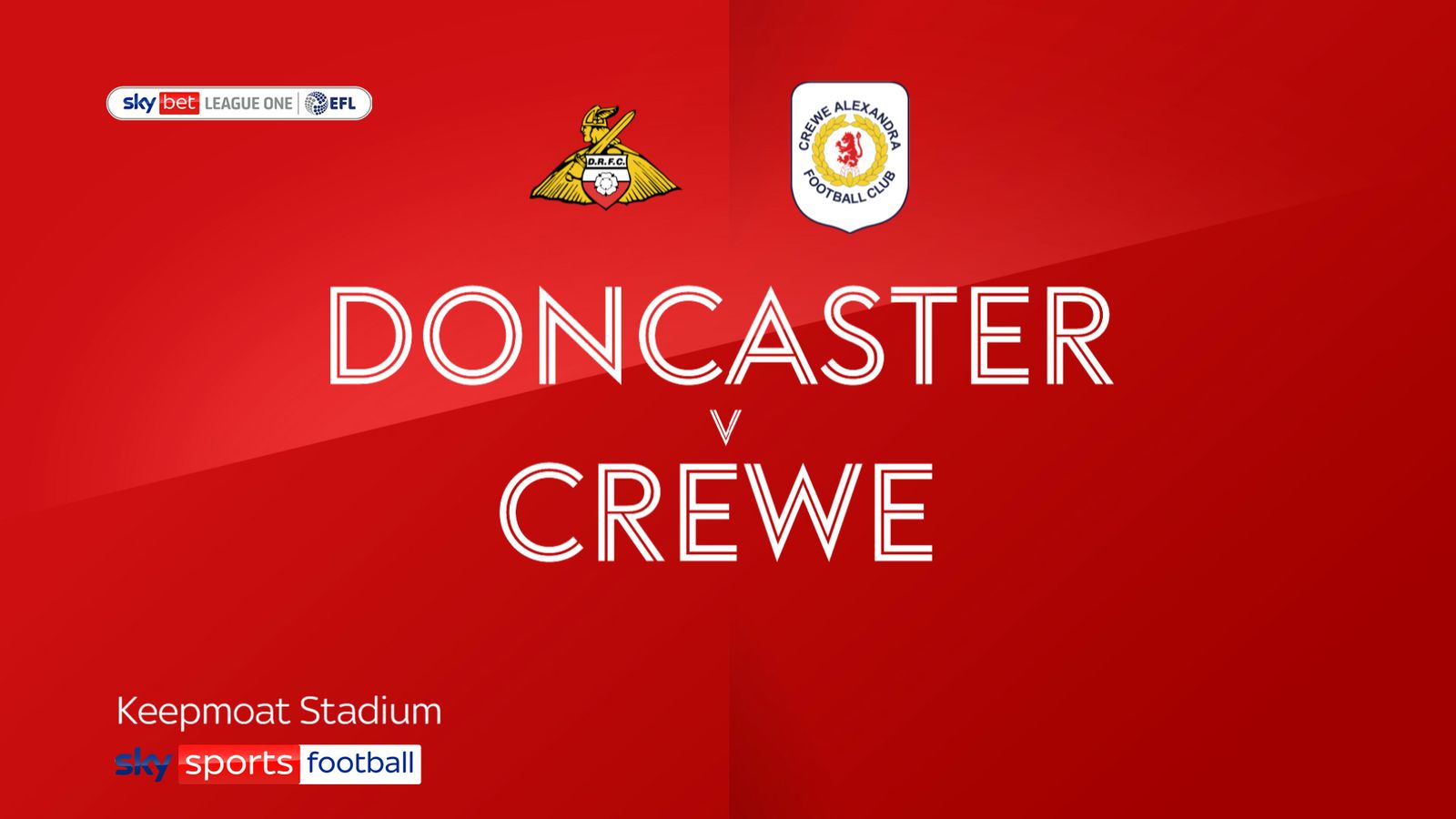 Doncaster 20 Crewe Alexandra relegated by goals from Tommy Rowe and
