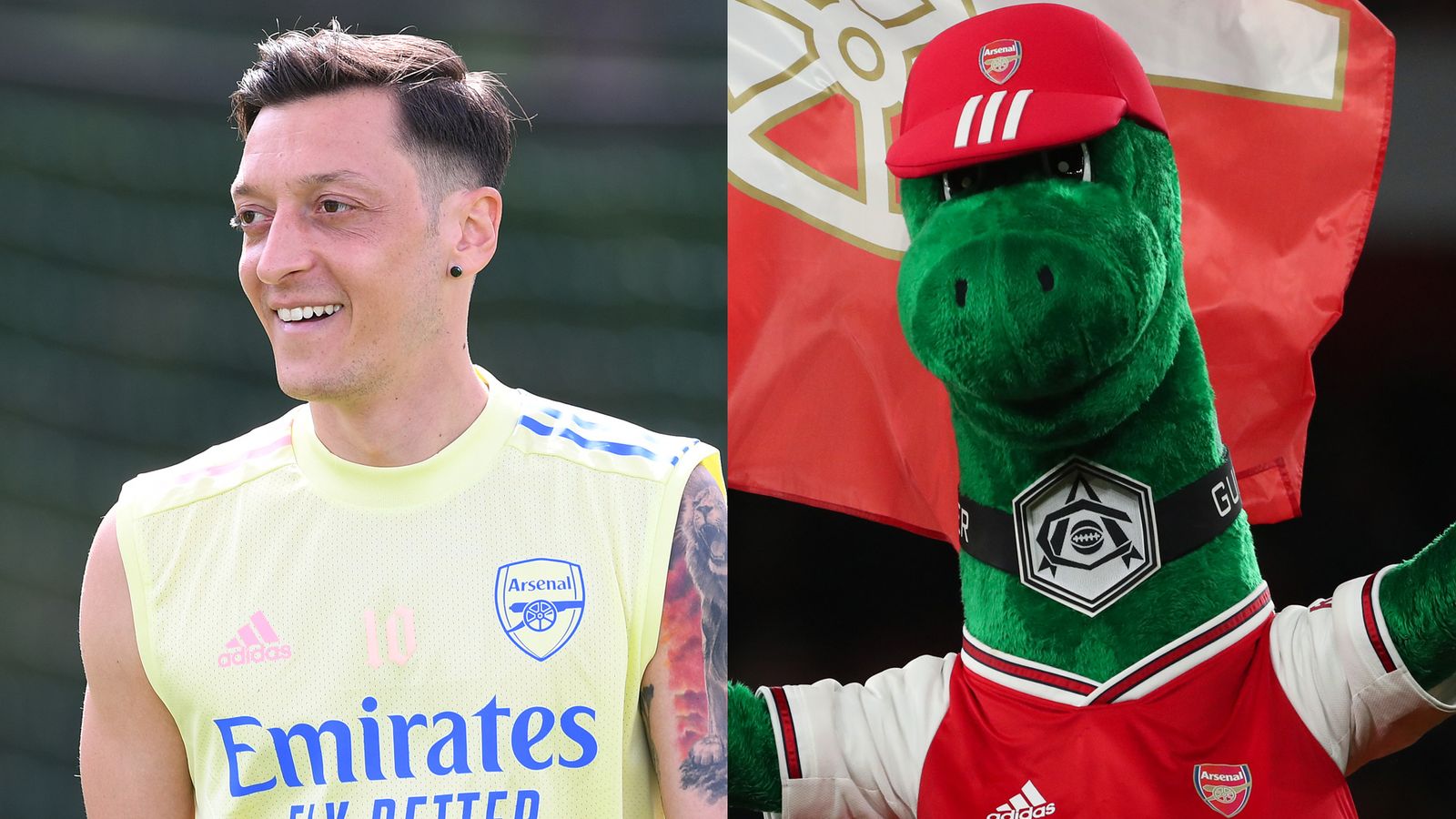 mesut-ozil-offers-to-pay-for-gunnersaurus-to-stay-at-arsenal