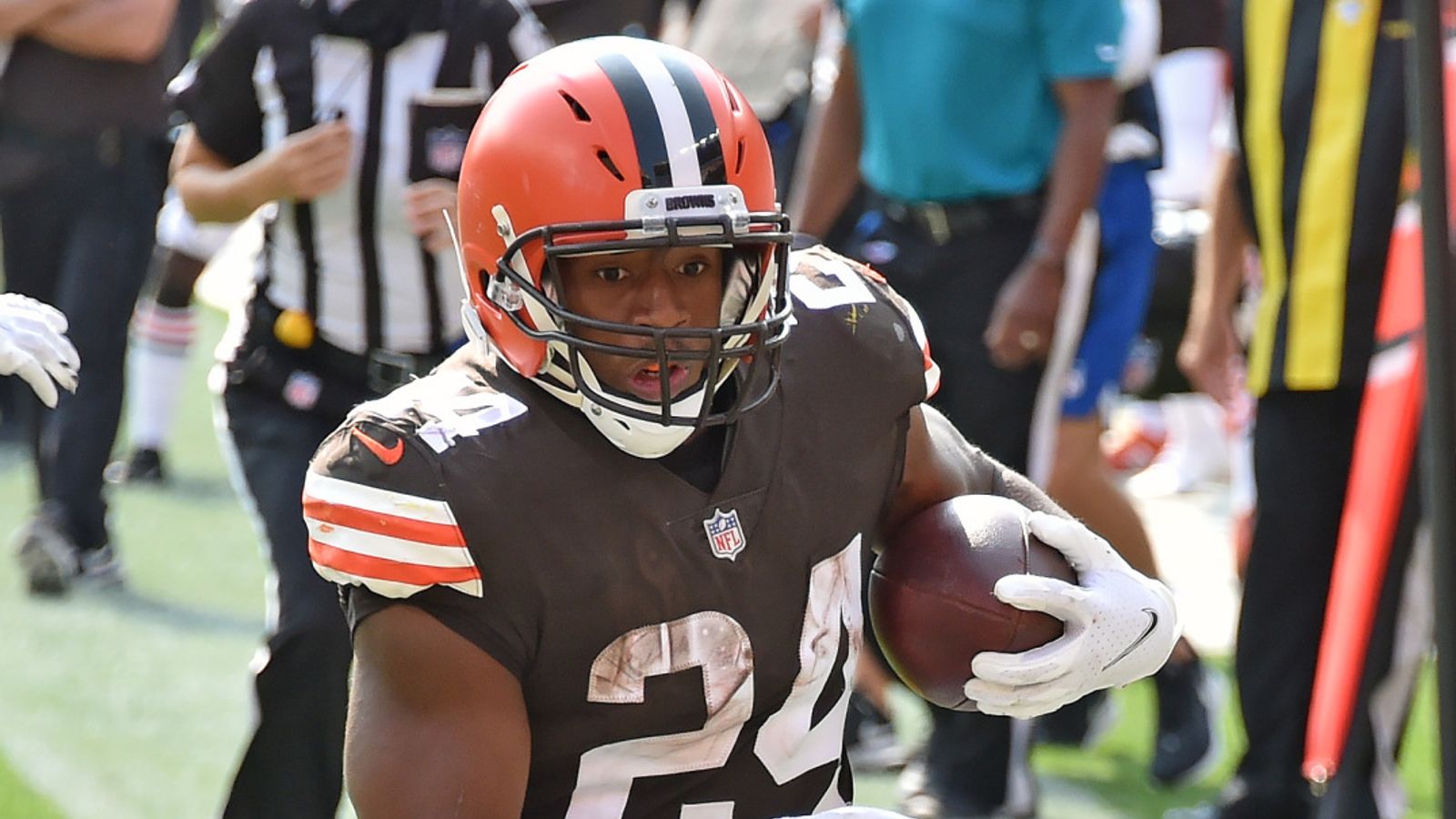 Cleveland Browns running back Nick Chubb to miss several weeks with ...