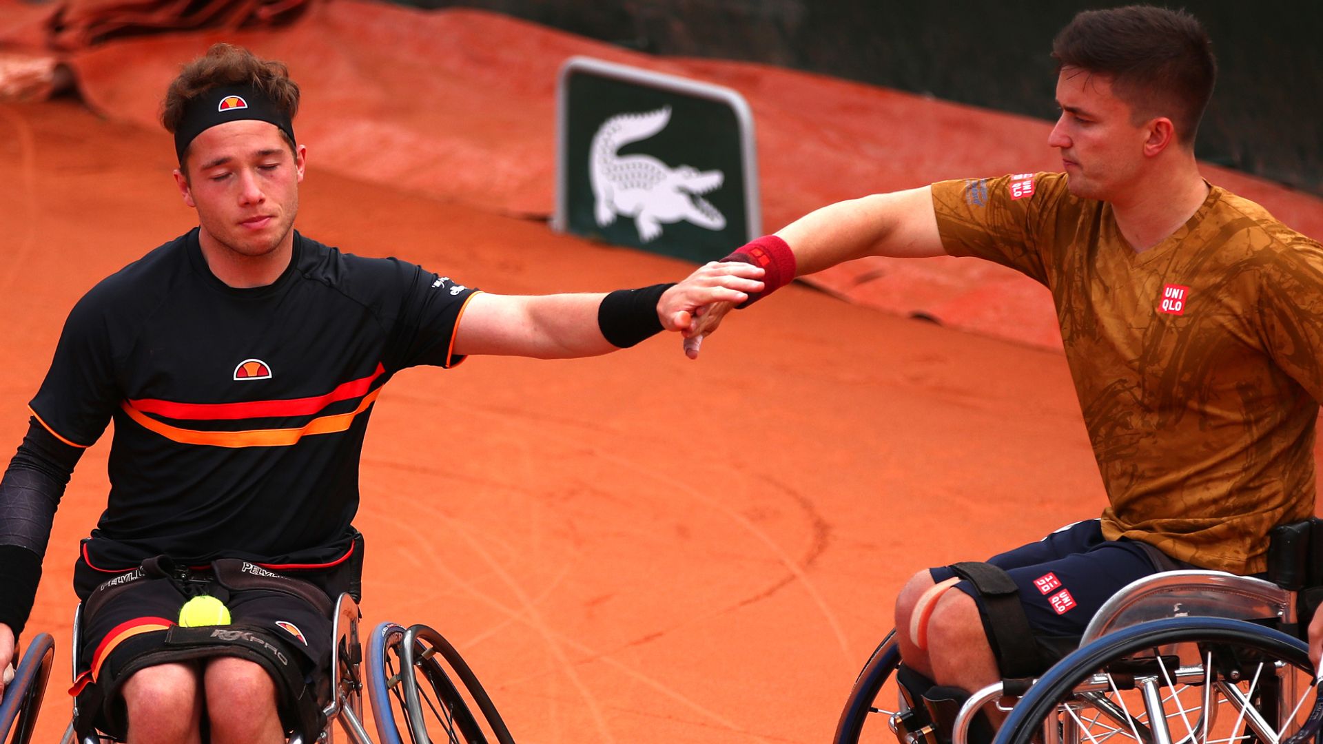 Hewett and Reid win wheelchair doubles title