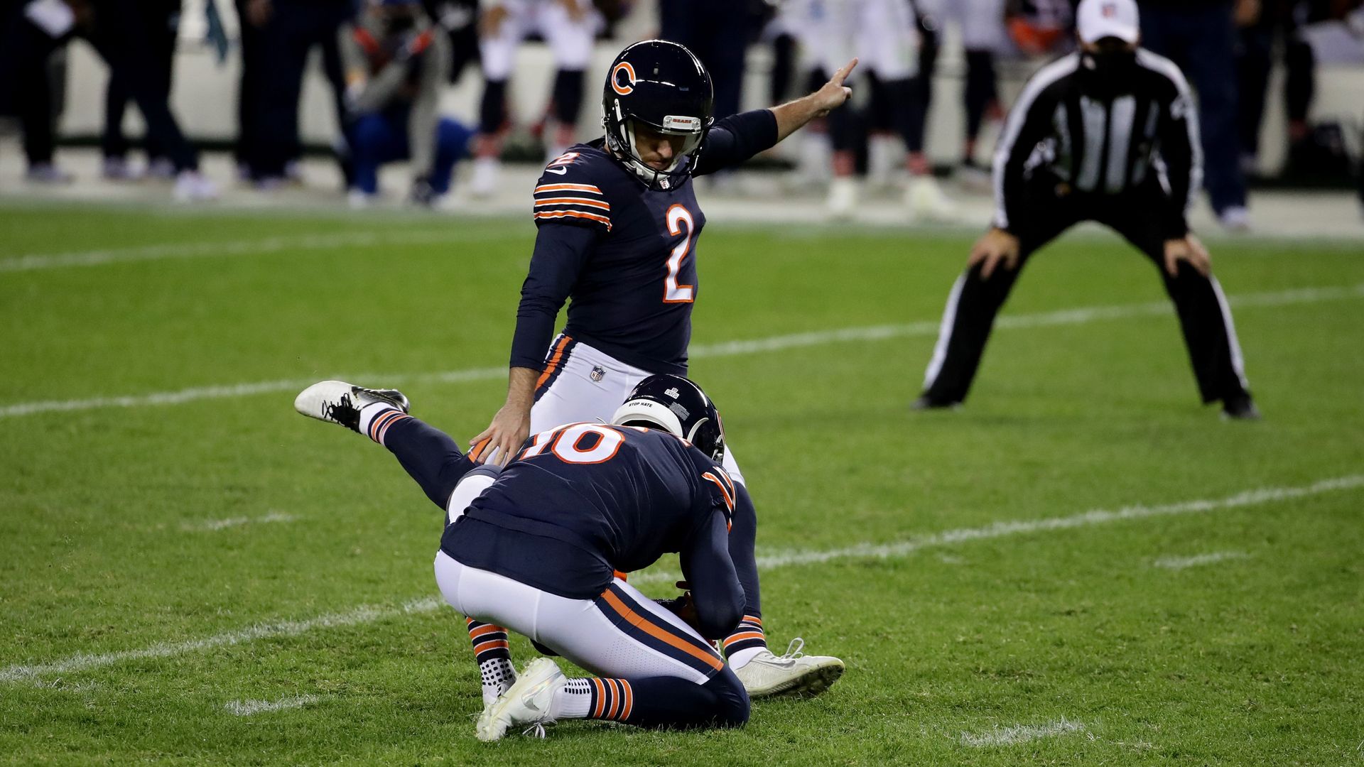 Santos kicks Bears to victory over Bucs
