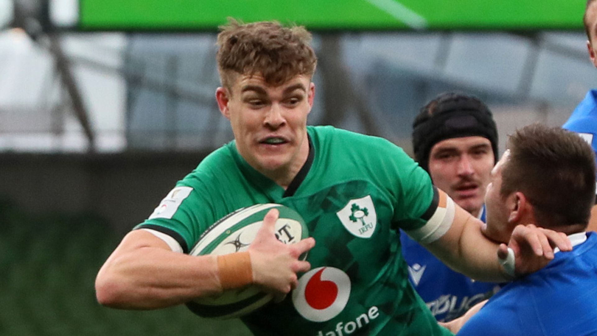 Ringrose facing spell out with broken jaw