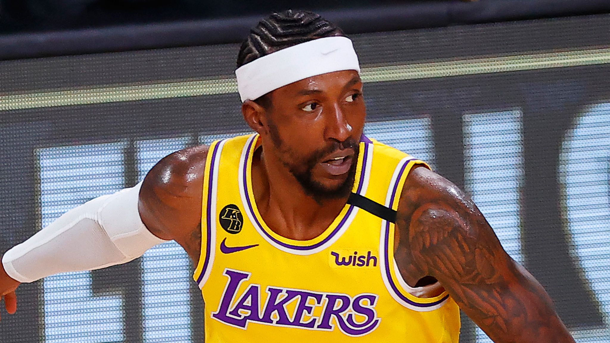 NBA Finals 2020 Kentavious CaldwellPope steps up to support Lakers