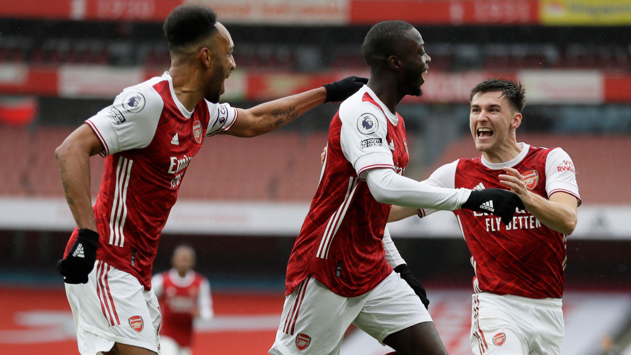 Arsenal 2-1 Sheffield United: Bukayo Saka And Nicolas Pepe Help Gunners ...