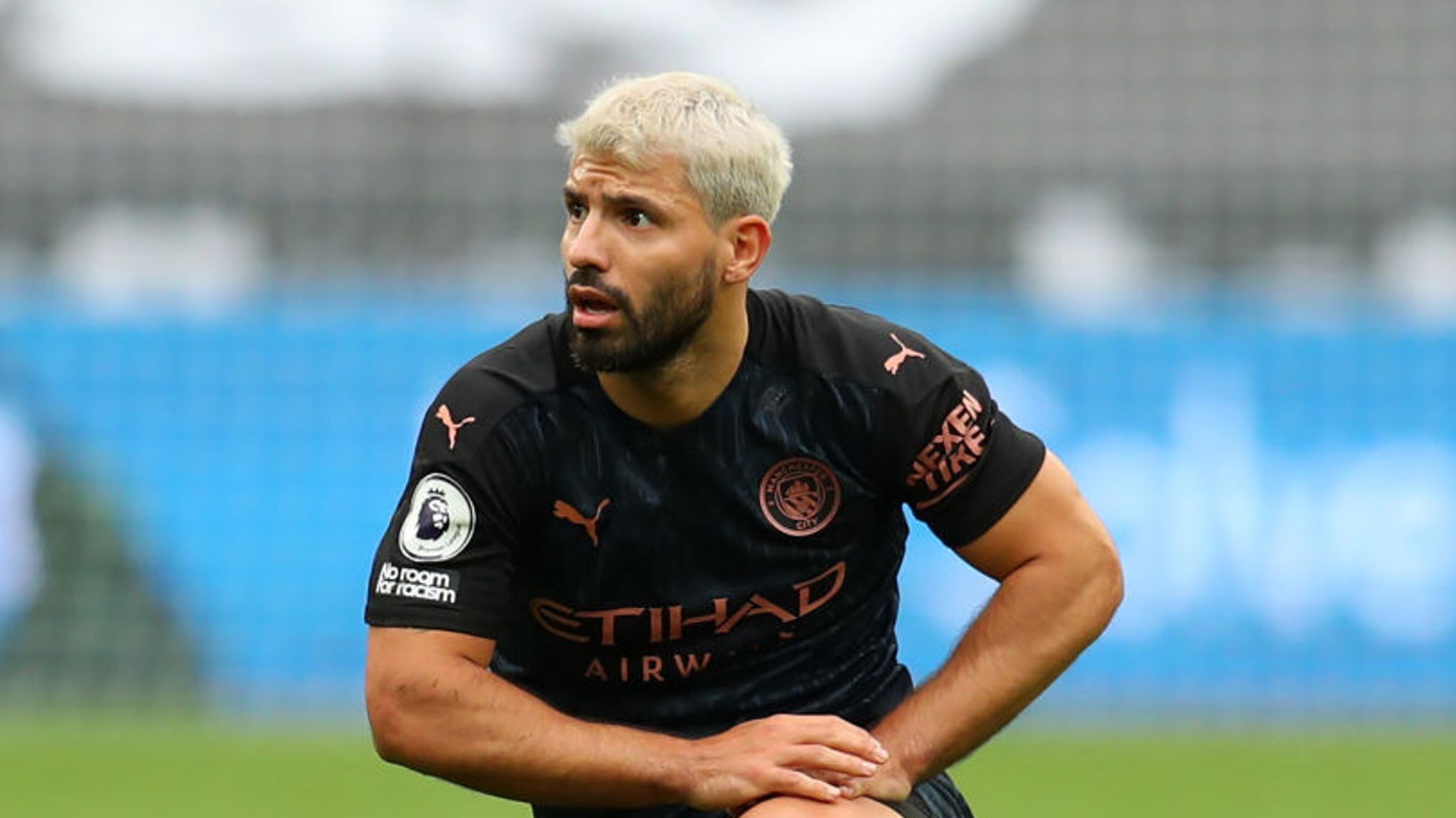 Sergio Aguero: Manchester City striker doubtful for Liverpool game with  thigh injury | Football News | Sky Sports