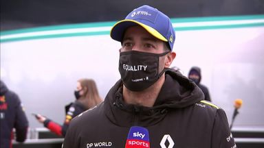 Ricciardo on his first Renault podium