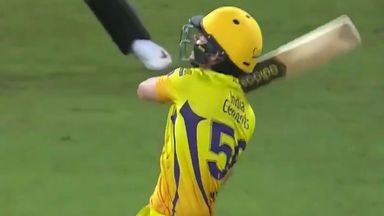 Curran cracks massive first-ball six!