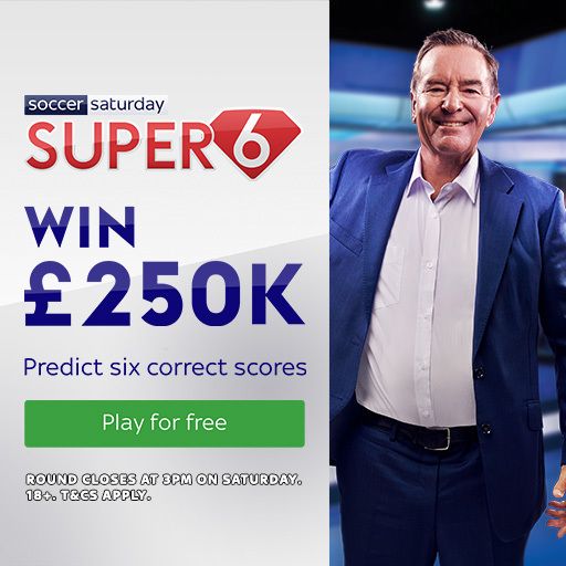 Win £1,000,000 for free with Super 6!