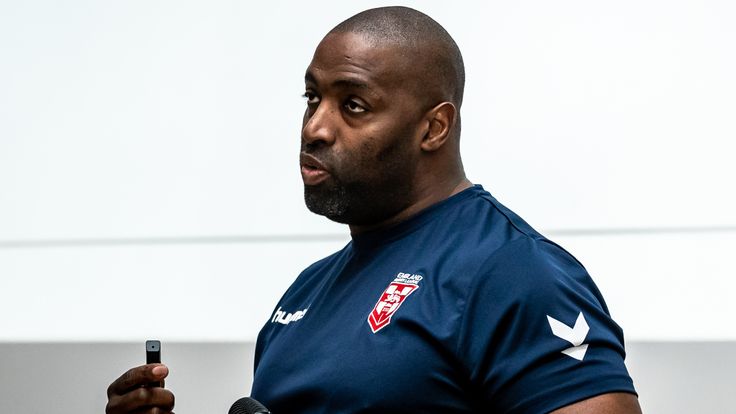 Picture by Alex Whitehead/SWpix.com - 23/02/2019 - Rugby League - Women's Super League Conference - Leeds Beckett University, Headingley, England - England head coach Craig Richards.