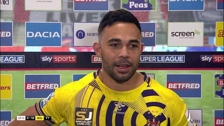 Bevan French  says concentration and patience were important in Wigan Warriors beating St Helens in the Betfred Super League.