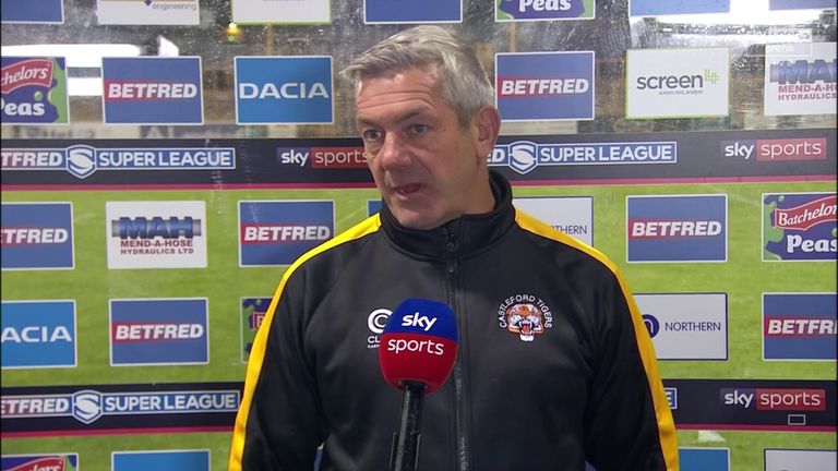 Daryl Powell felt it was a 'tough game' for Castleford after just missing out on victory against Hull FC in the Super League