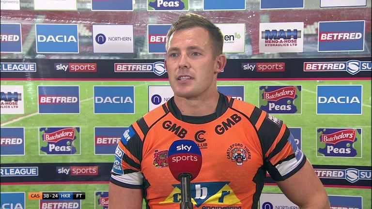 Man of the Match Greg Eden, felt Castleford put pressure on themselves after letting Hull KR back into the match after being 24-0 up.