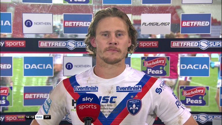 Jacob Miller hopes that Wakefield Trinity can build on their first since March after victory over Huddersfield Giants.
