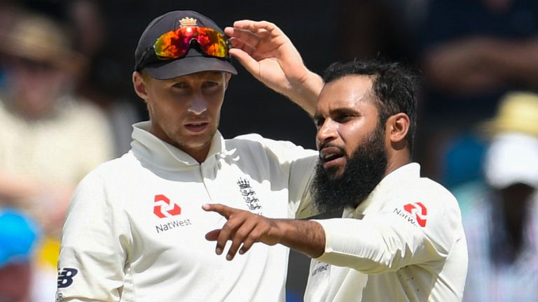 Joe Root and Adil Rashid, England, Test vs West Indies