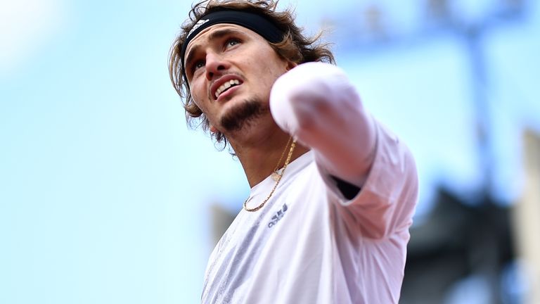 Alexander Zverev told reporters he had a temperature of 38 Celsius during the night after his third-round match against Marco Cecchinato on Friday