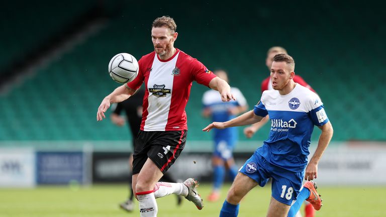 Altrincham and Eastleigh in National League action earlier this month