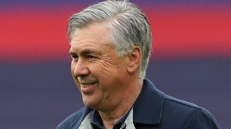 Everton manager Carlo Ancelotti