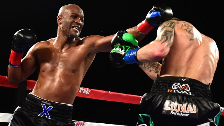 Bernard Hopkins Joe Smith Jr.  to win the WBC International Light Heavyweight title at The Forum on December 17, 2016 in Inglewood, California.