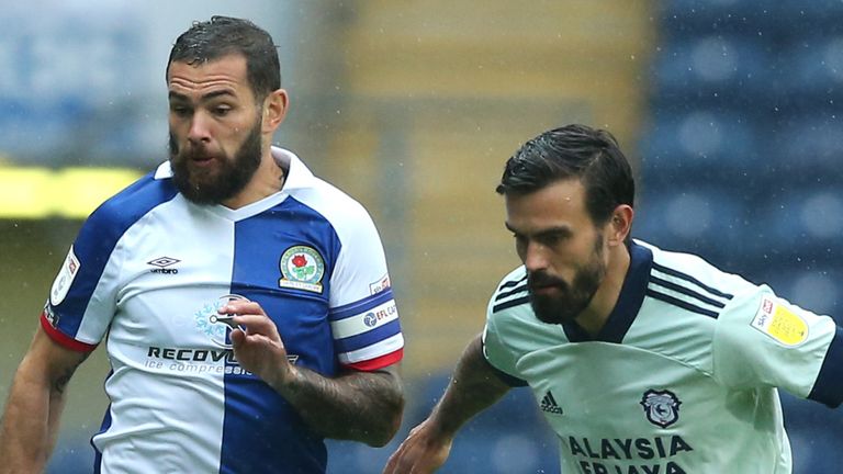 Blackburn were held to a goalless draw despite Lee Tomlin's second half dismissal