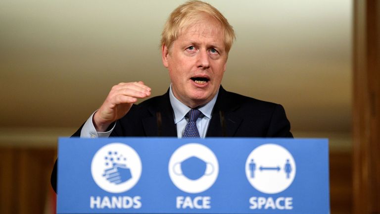 Boris Johnson press conference, 23 October 2020