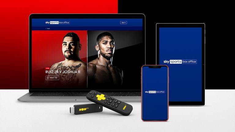 Sky Sports Box Office app